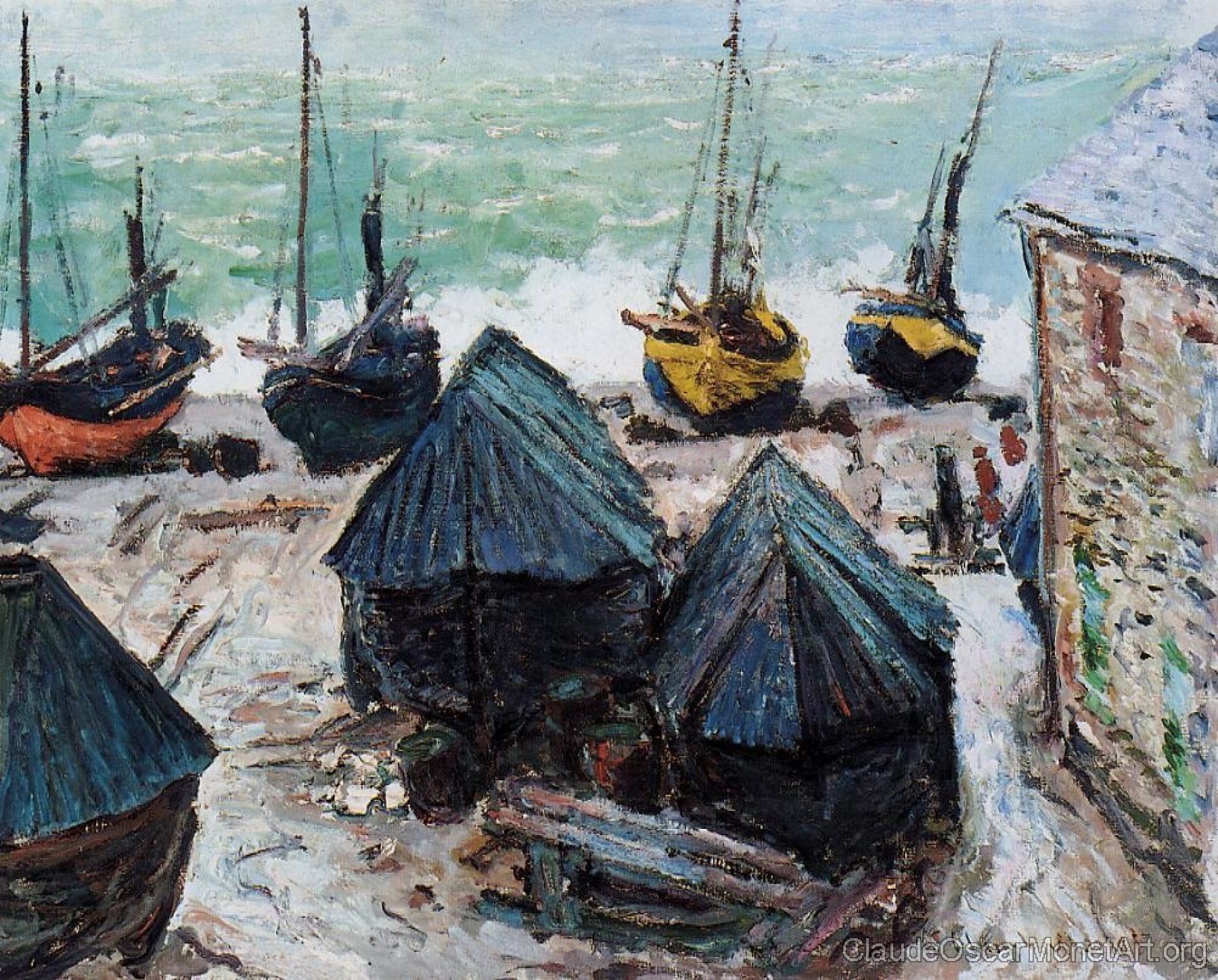 Boats on the Beach, Etretat II
